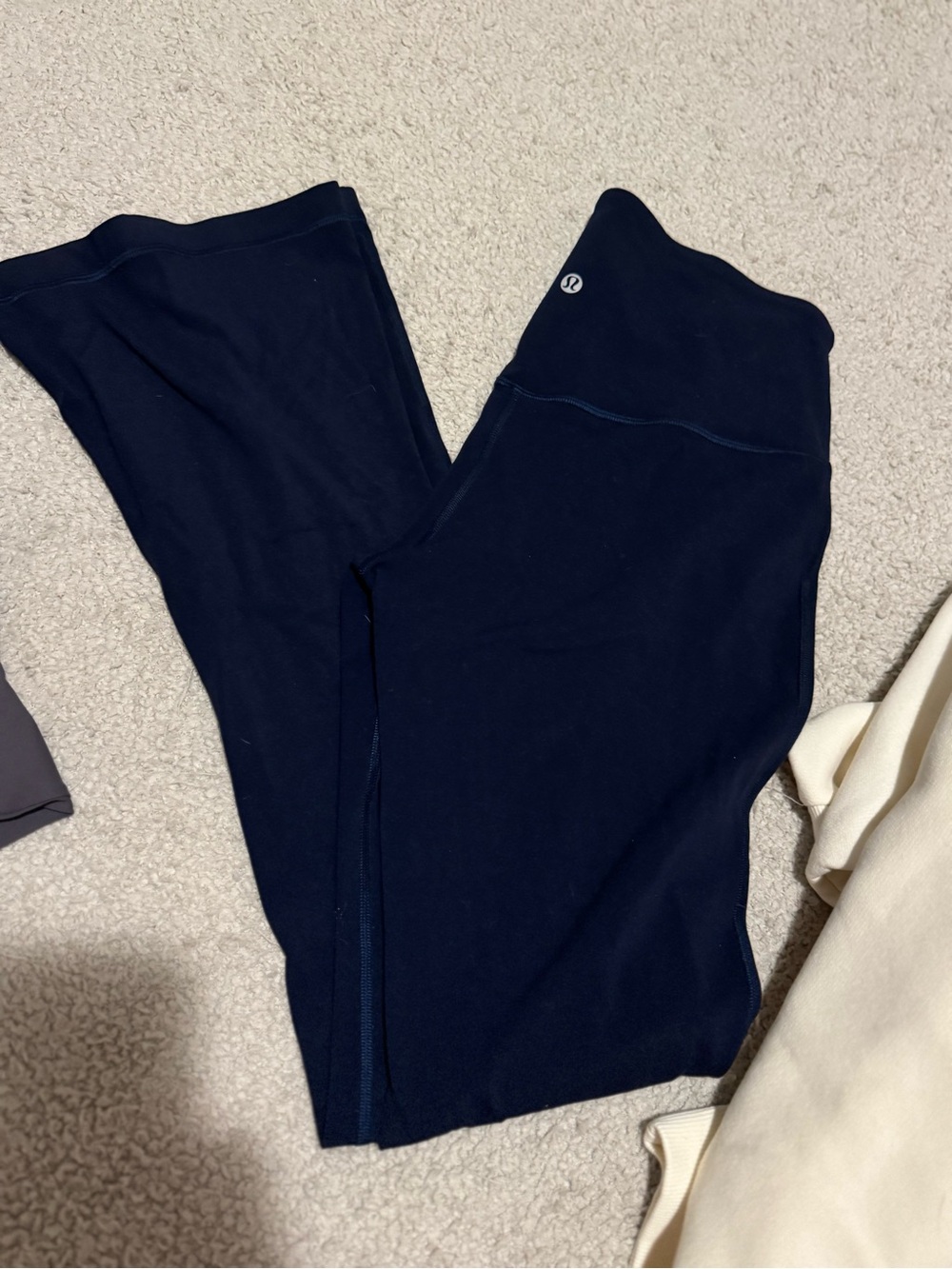 lululemon athletica Navy Boot-Cut Yoga Pants